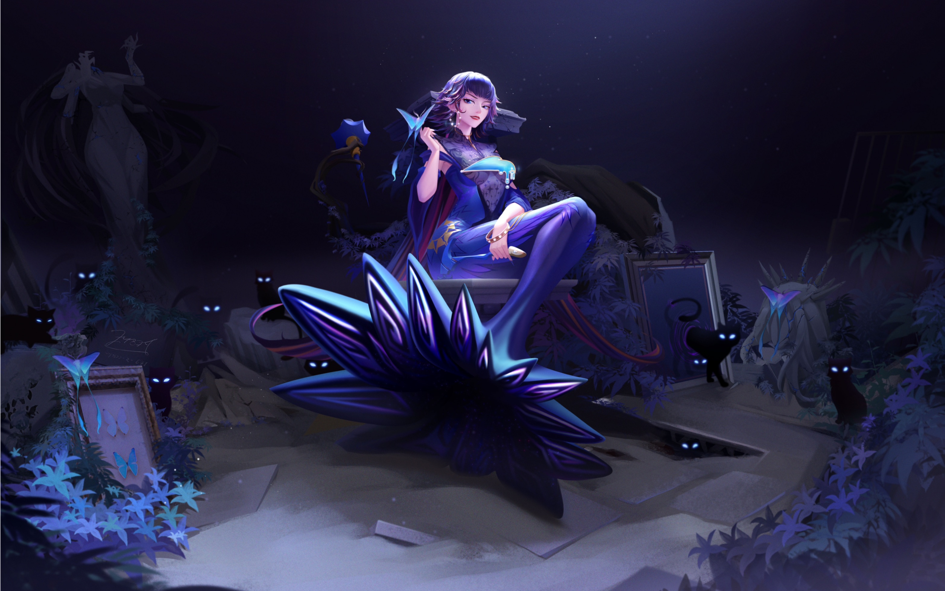 「无期迷途/恩菲尔」新皮肤制作过程-1 不会做动画的原画不是好设计