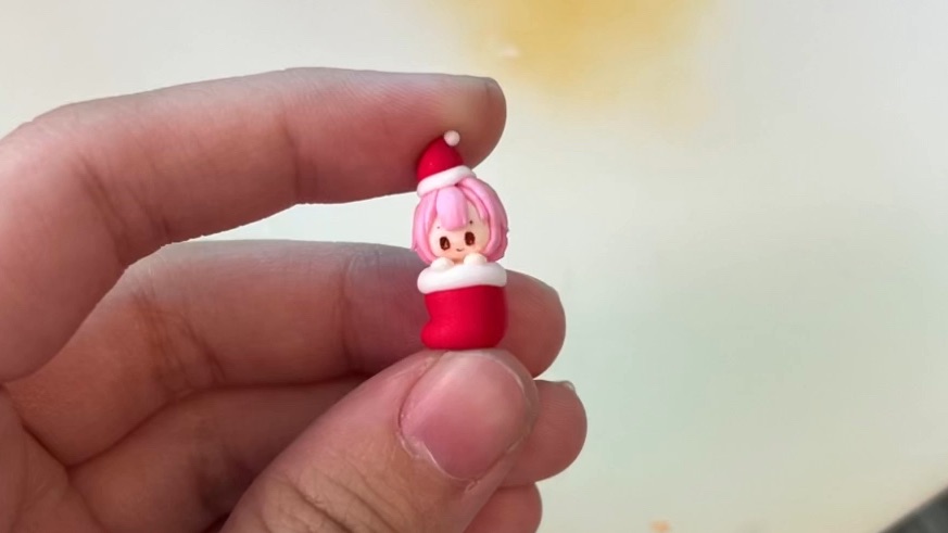 来做只可爱的圣诞袜笑梦宝宝