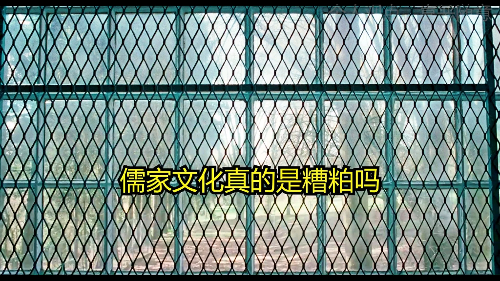 儒家真的是糟粕吗?真的阻碍了社会发展吗?哔哩哔哩bilibili