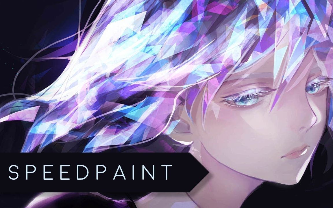 国外画师ミントeiko绘画过程宝石之国钻石