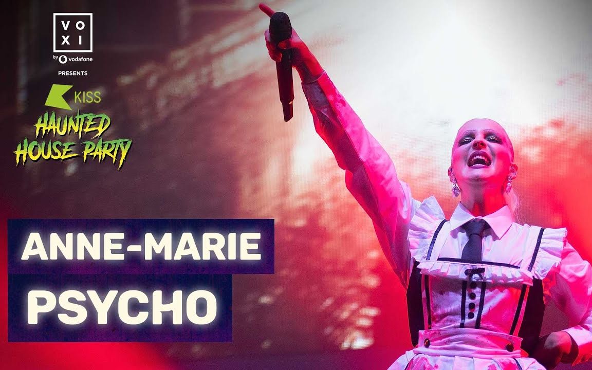 [图]【Anne-Marie】「PYSCHO」Live at KISS FM Haunted House Party最新现场