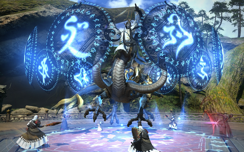 ff14青龙诗魂战极青龙战士视角