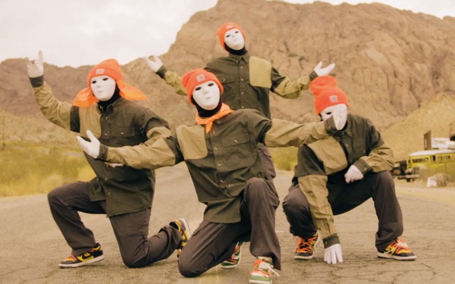 新作首发grizzlywhitedave舞蹈视频假面舞团jabbawockeez