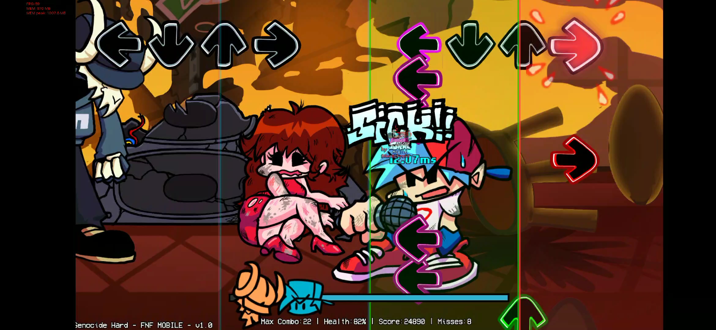 【fnf】hard模式tabi极限过关(填坑)