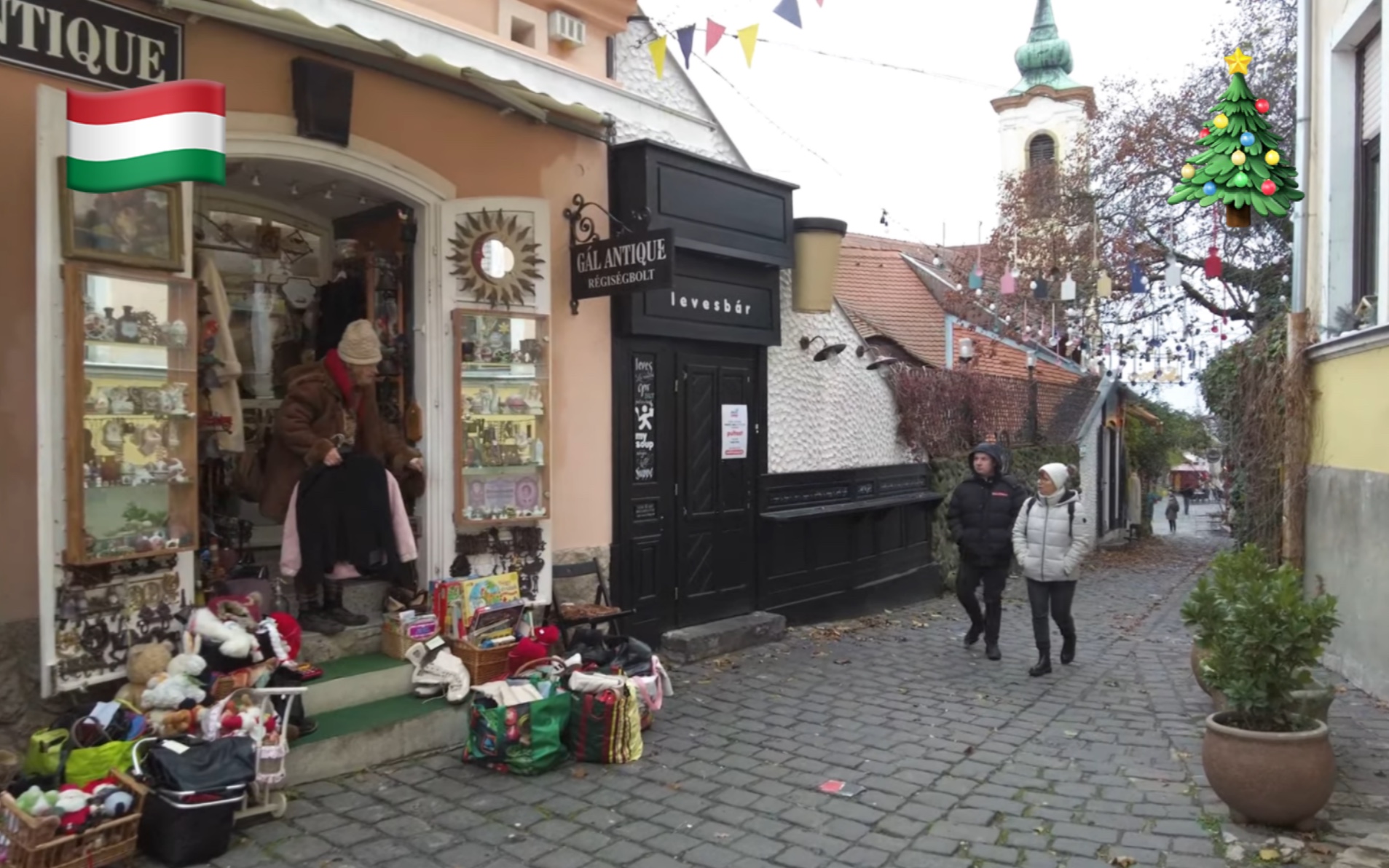 【4K超清】12月漫步游匈牙利圣安德烈(Szentendre)圣诞集市|一座充满艺术气息的古镇 拍摄日期:2022.12哔哩哔哩bilibili