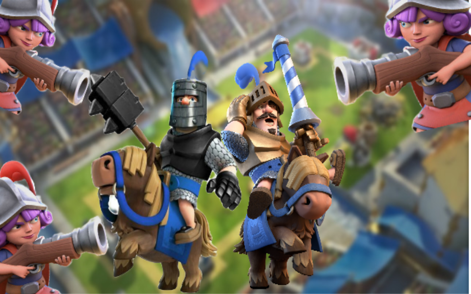 【皇室战争】胖双王 vs 三枪 皇室tv