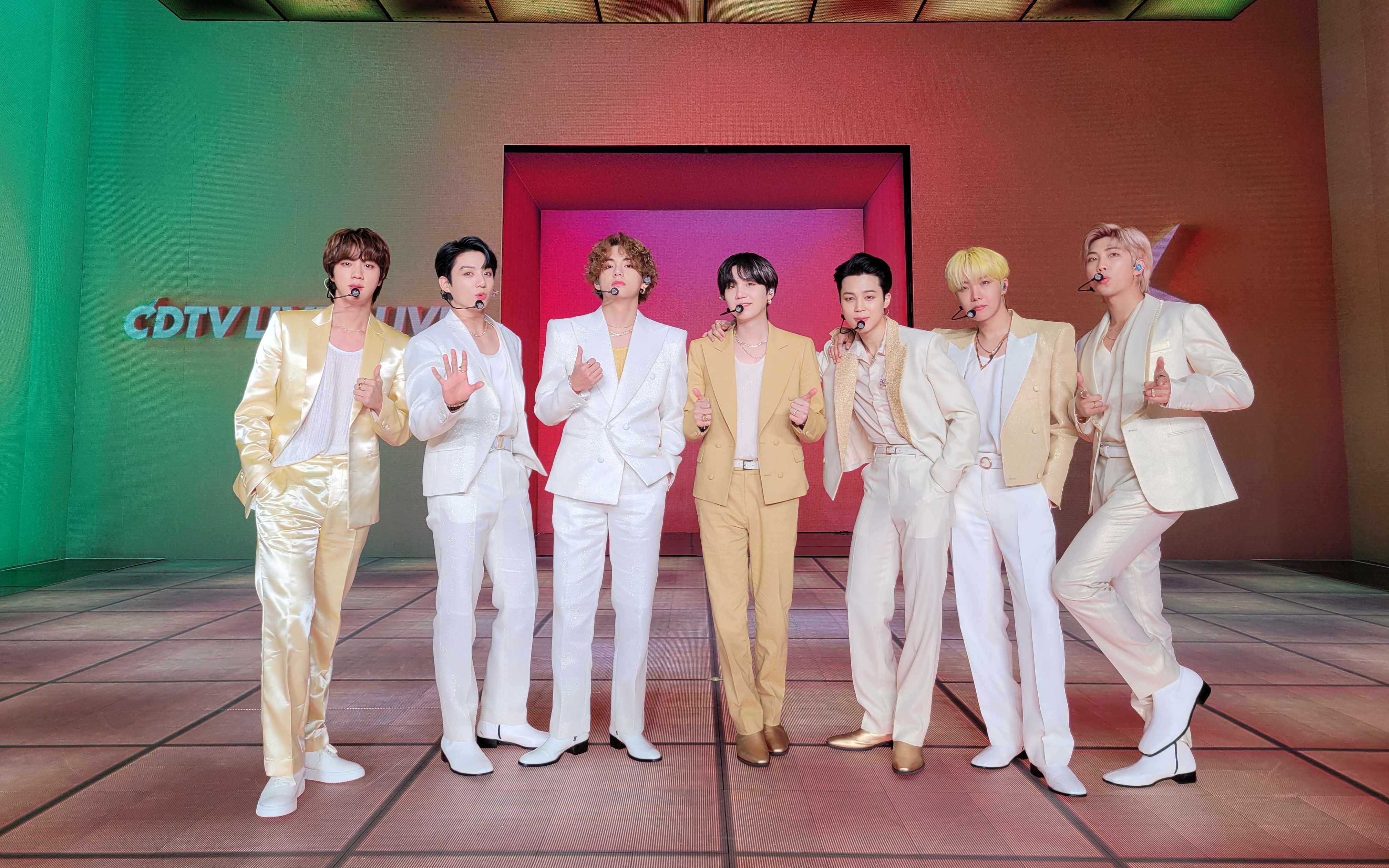 【wns中字】210621 bts (防弹少年团) butter @ cdtv live! live!