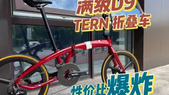 TERN满级燕鸥D9折叠车性价比直接干到爆炸！