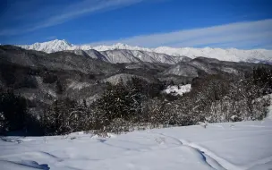 Download Video: 【超清日本】第一视角 长野县大町市美丽的雪景 (1080P高清版) 2022.1