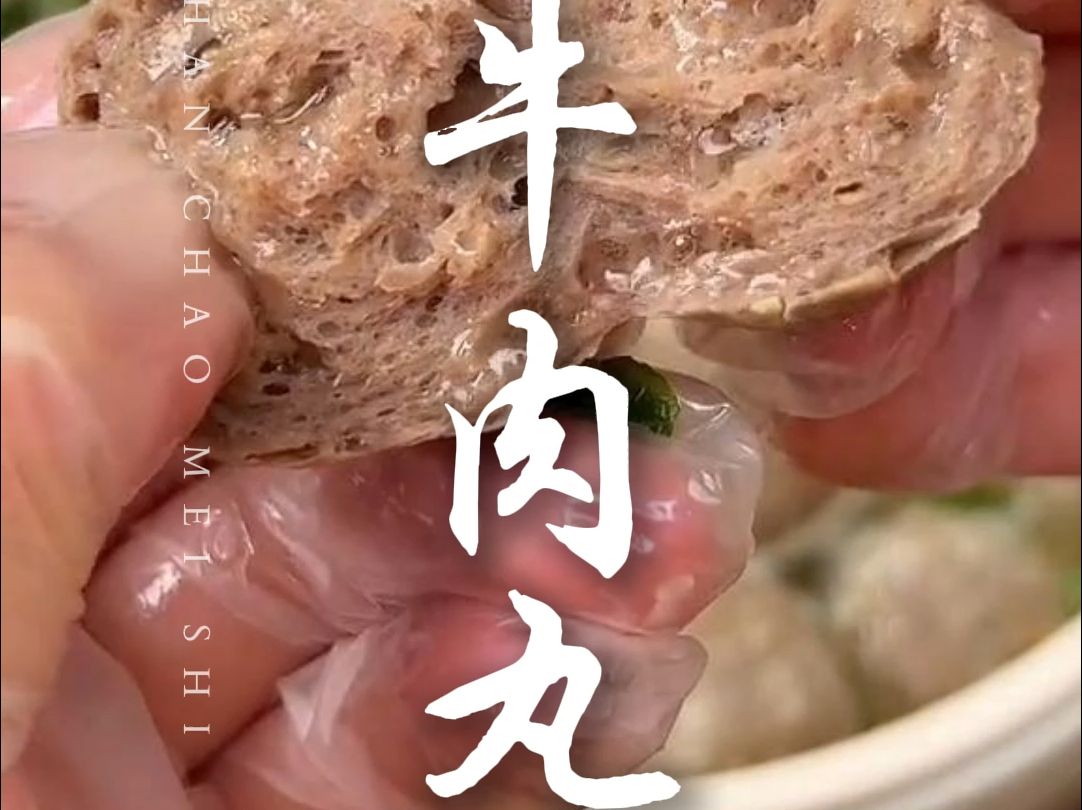 潮汕牛肉丸好不好吃,就需要看他敢不敢看配料表哔哩哔哩bilibili