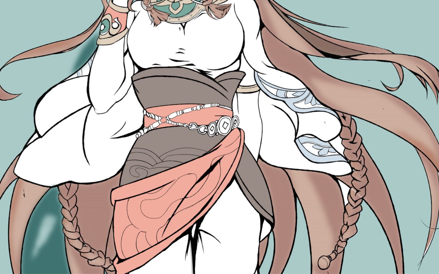 【画画】一个临摹得很不像样的"李盈凤",果然我在哪里都能遭受挫折