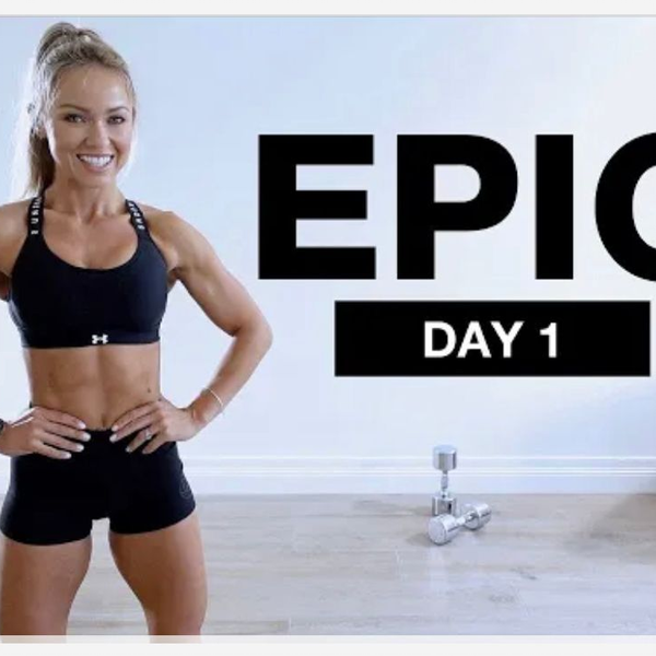 Caroline Girvan- DAY 1 of EPIC 负重｜下半身训练（40min）_哔哩哔哩_