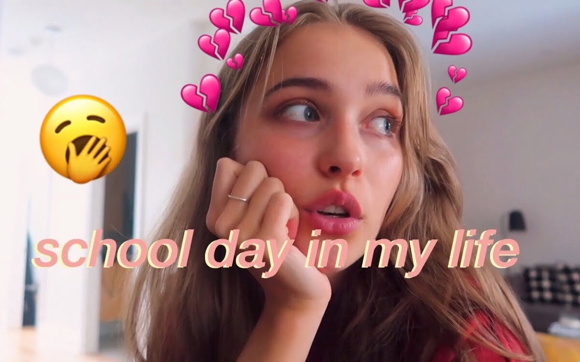 [图]【Eva Meloche】上学日常 和我过一天vlog｜school day in my life (& lil grwm)