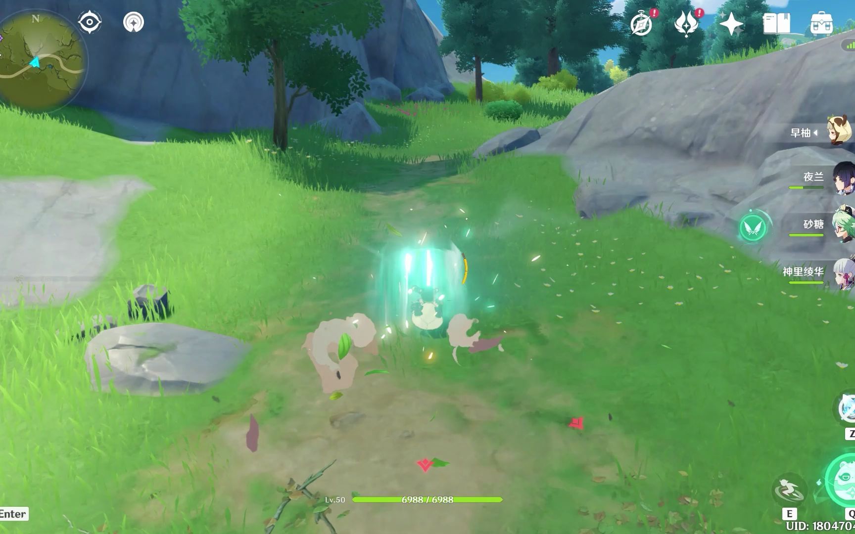 【原神】最佳跑图组合 夜兰 早柚