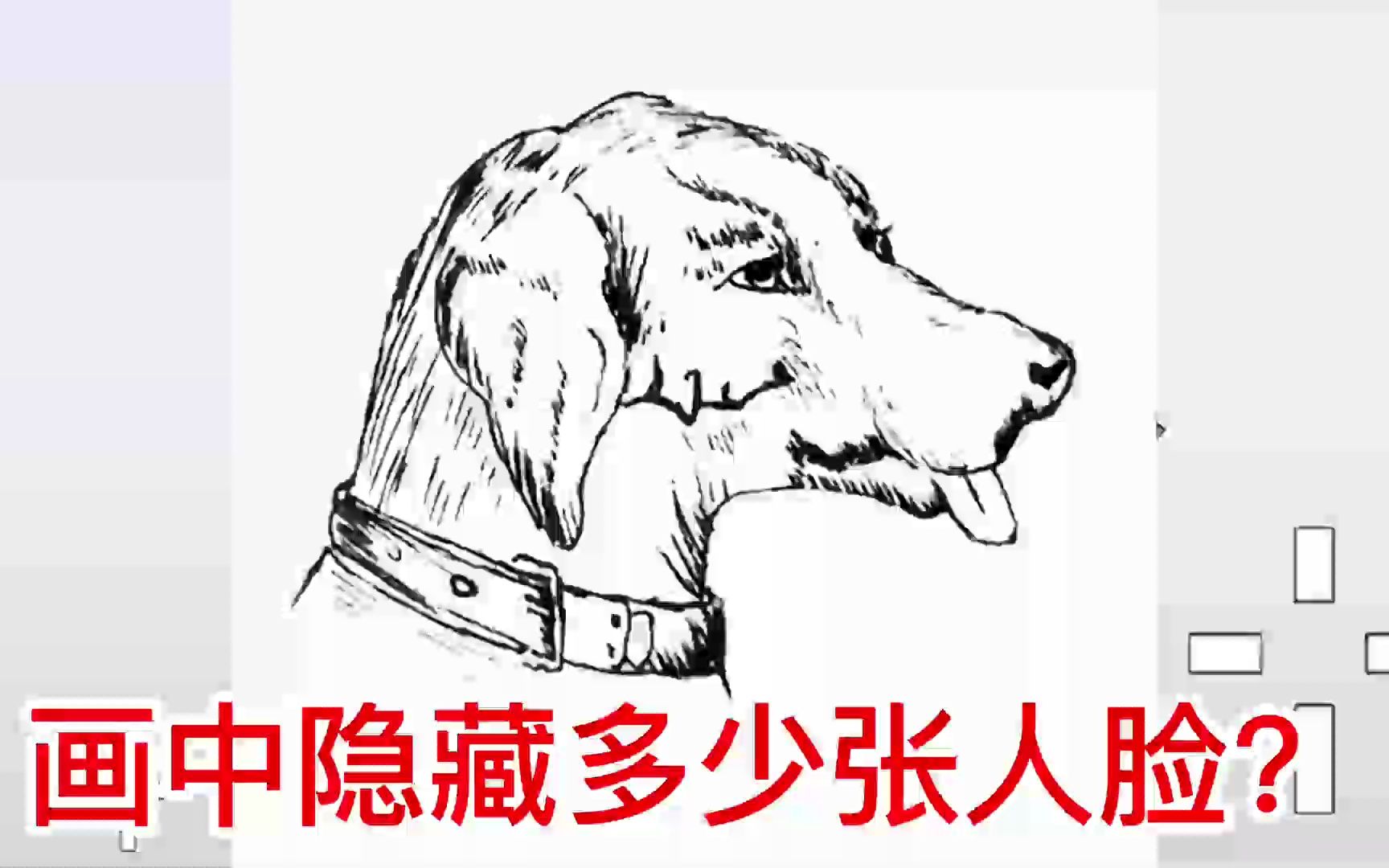 隐藏画人脸图片