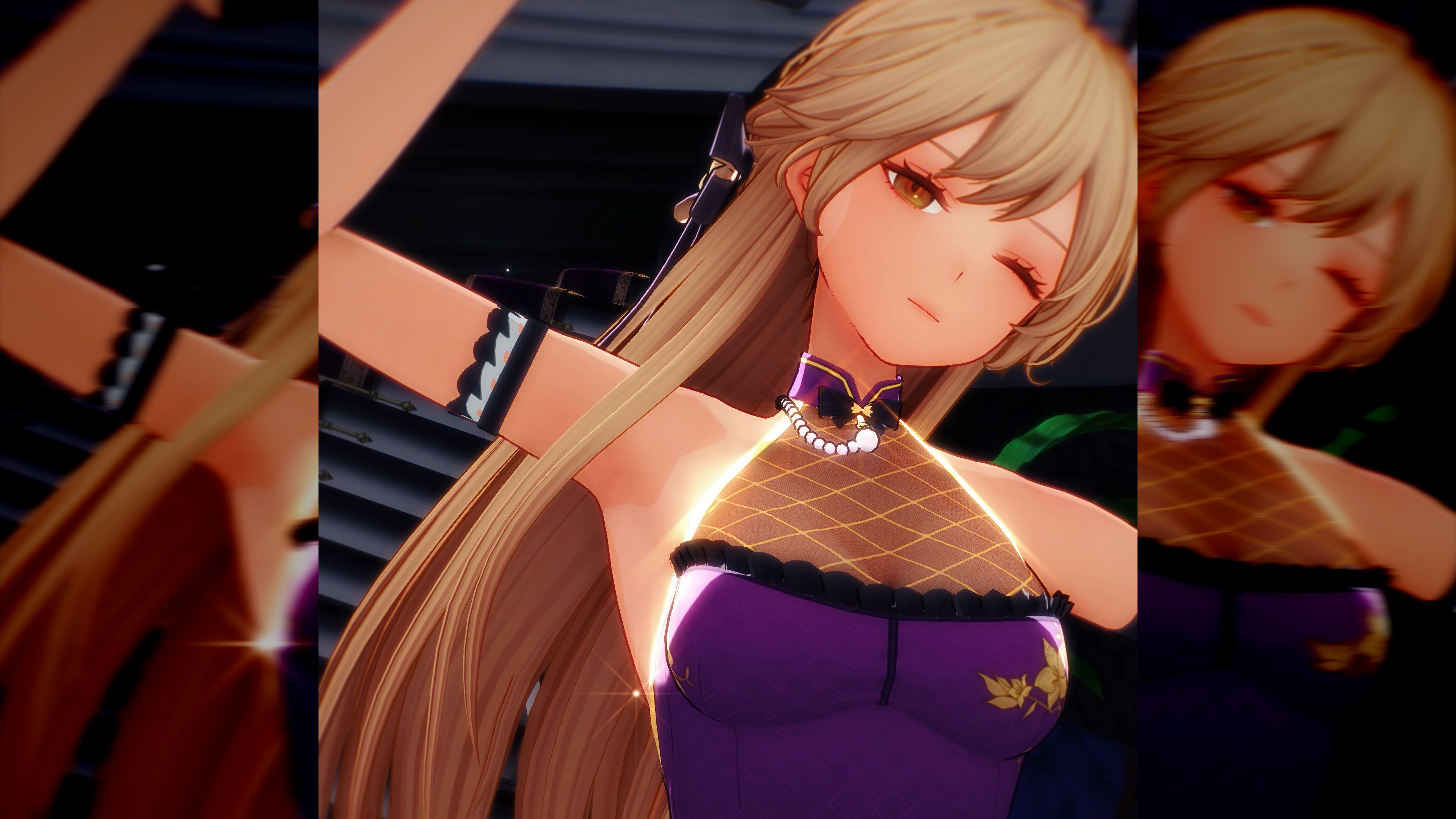 竖屏【少女前线2:追放 / 4k mmd】闪电(紫雨心)『ビビデバ』shorts