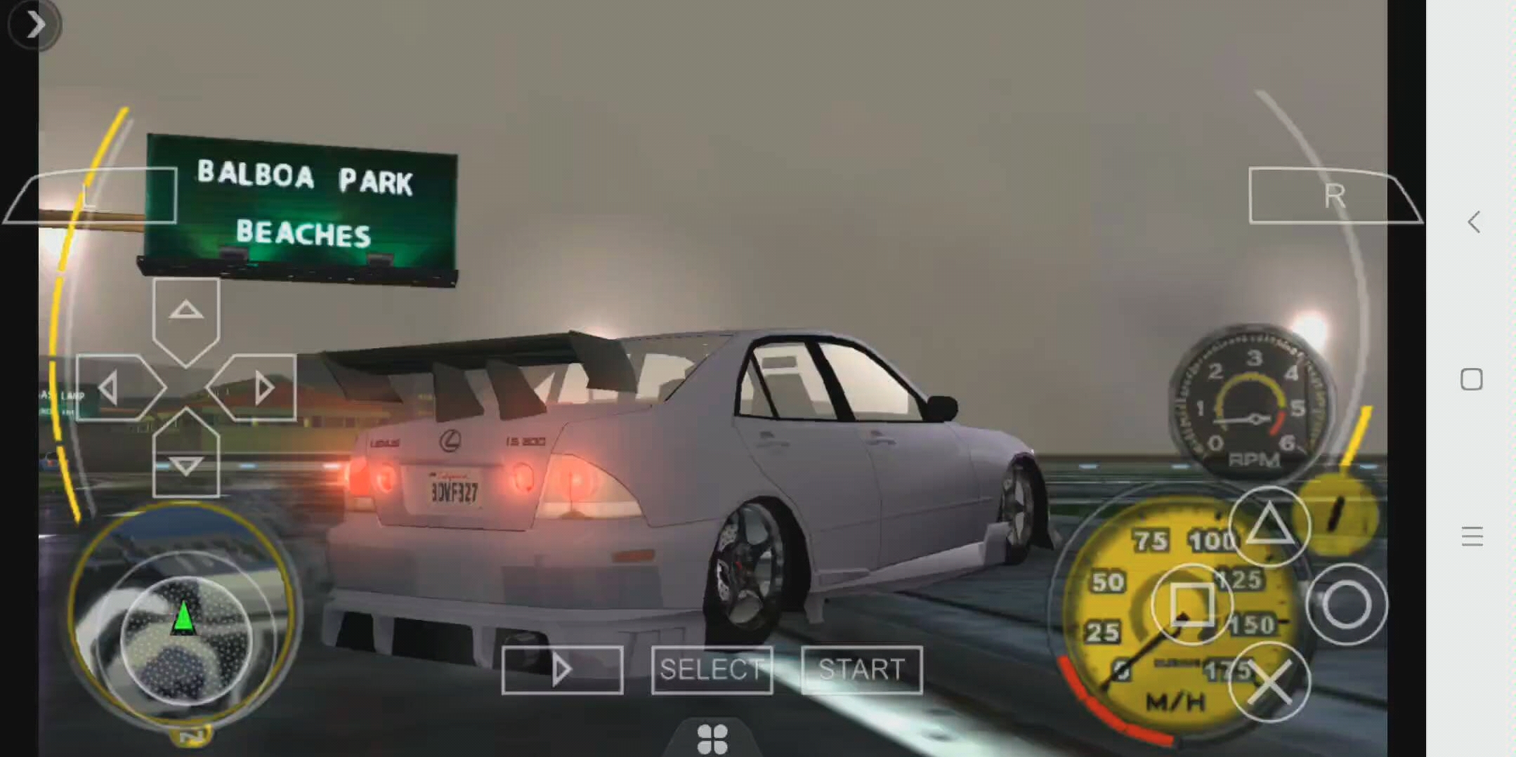 当你给本已画面表现优秀的湾岸午夜俱乐部3dub版加了个滤镜