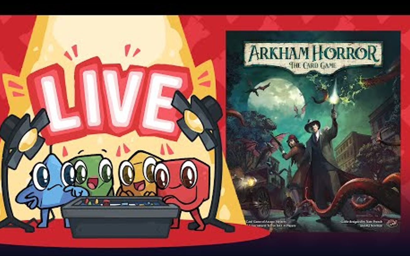 [图]《诡镇奇谈：卡牌版》 重制基础（2021）四人局游戏流程 Arkham Horror the Card Game Playthrough