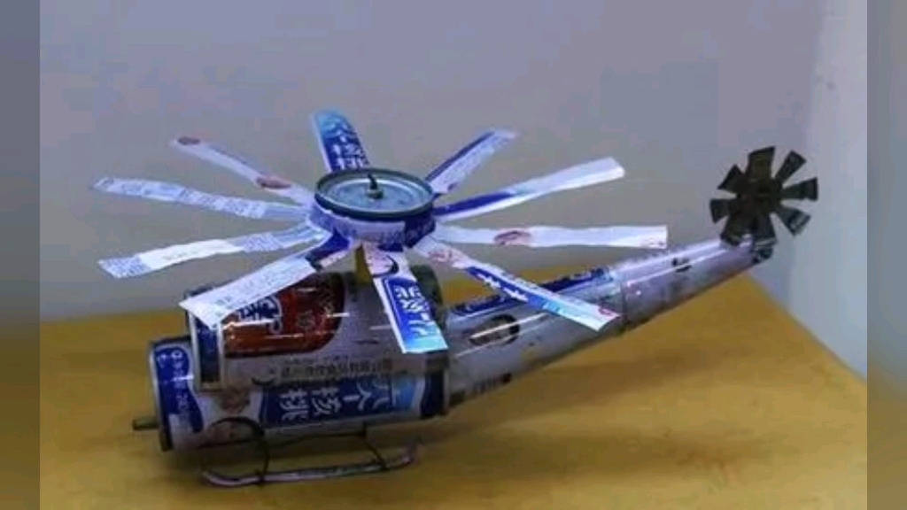 易拉罐制作的手工作品