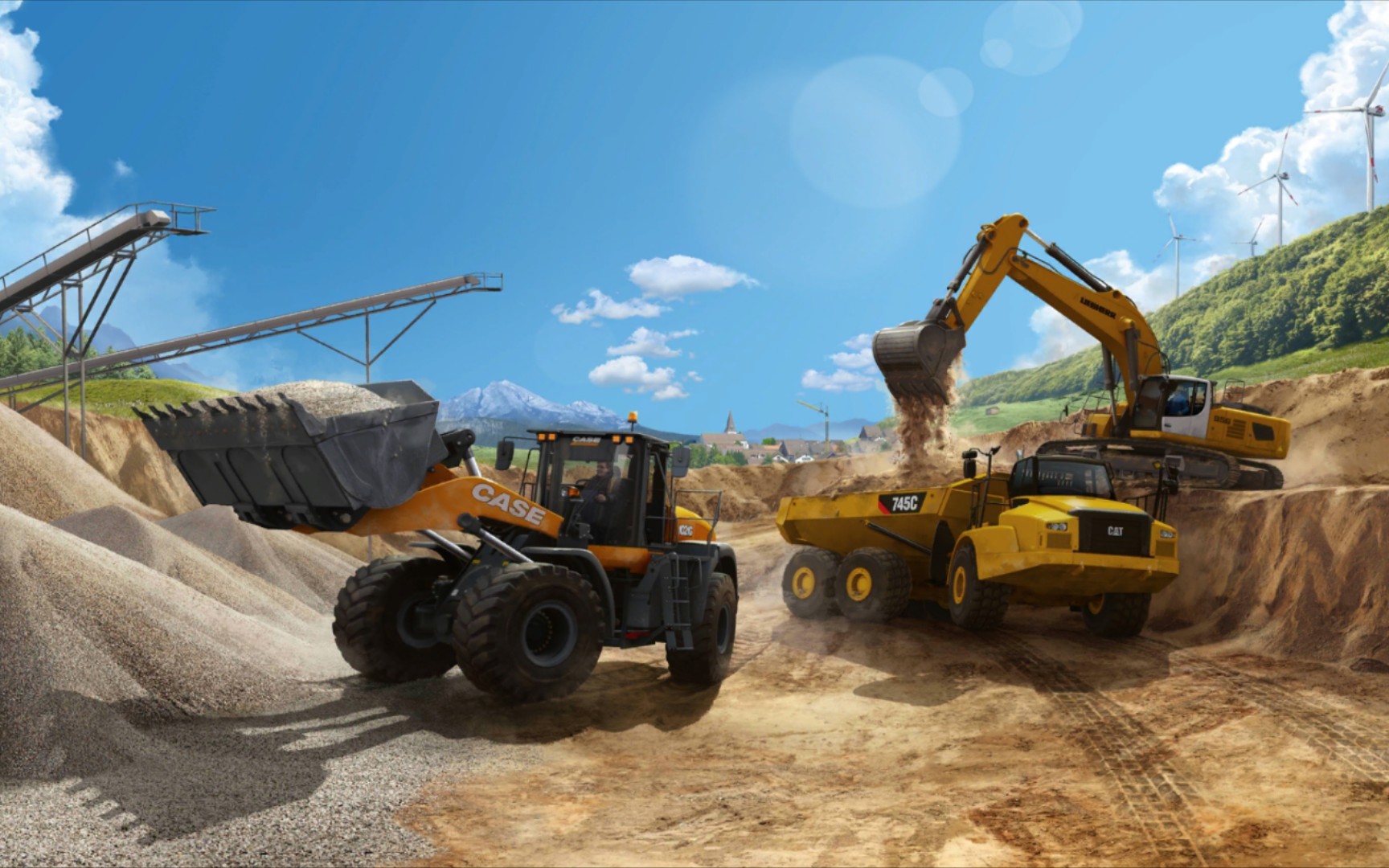 模拟建造3,谁的窗外还没有一台挖掘机呢