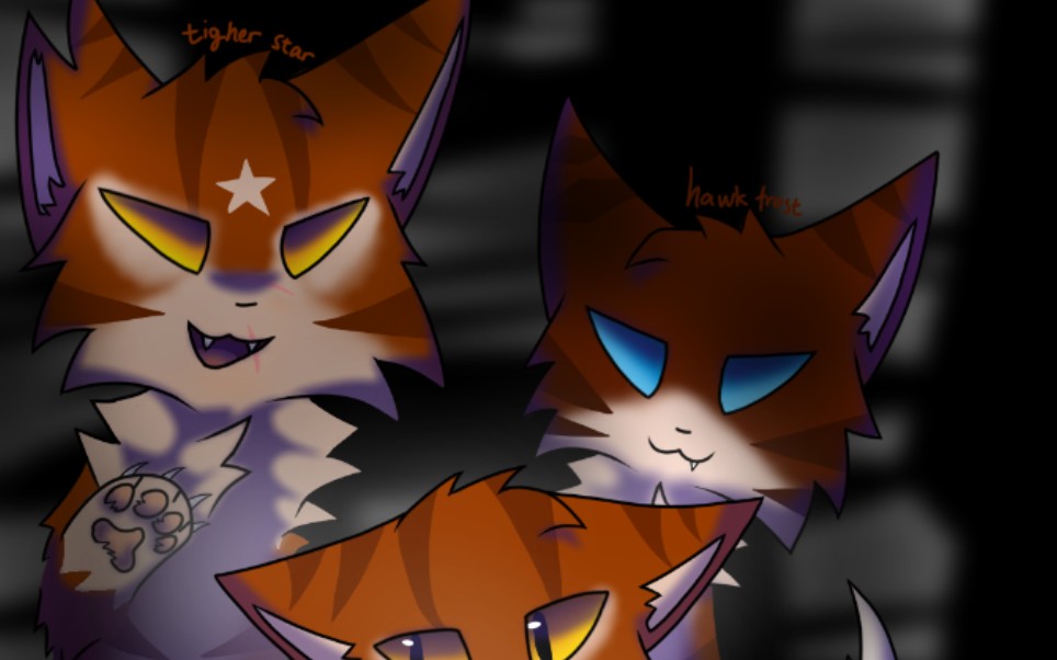 【猫武士/指绘】摸了下二部曲黑森林_哔哩哔哩 (゜-゜)つロ 干杯