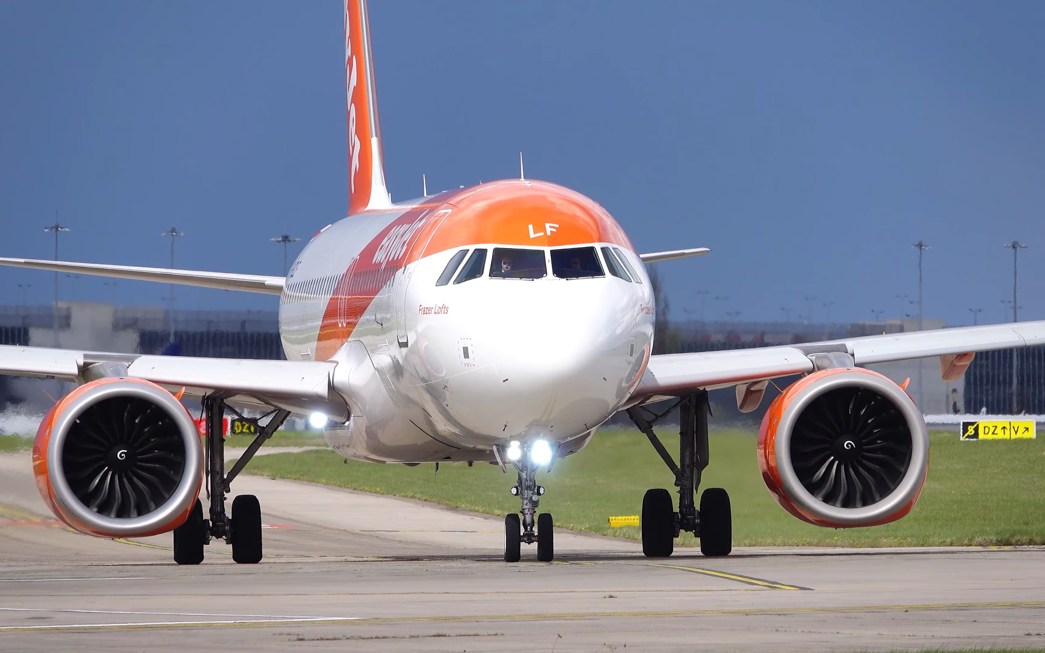 曼彻斯特机场贴脸近拍4k