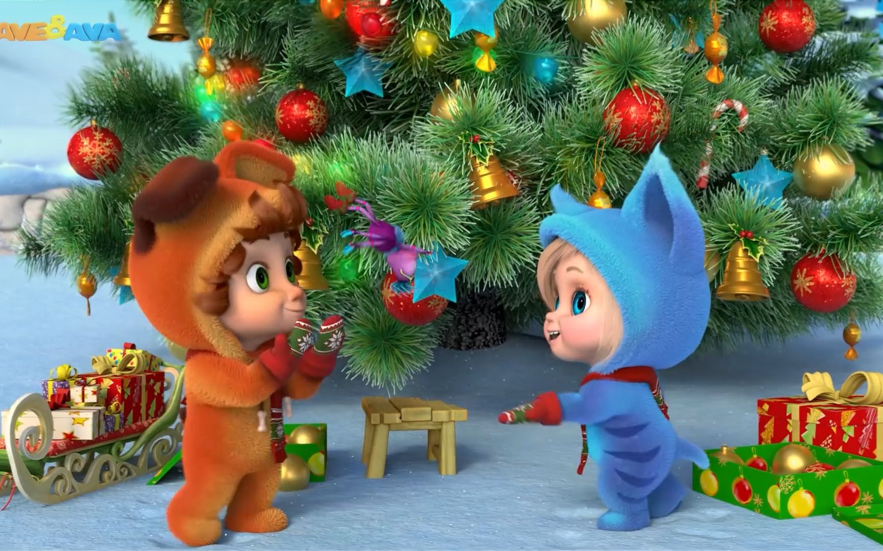 itsy bitsy spider christmas version英语启蒙歌曲 童谣 英文启蒙