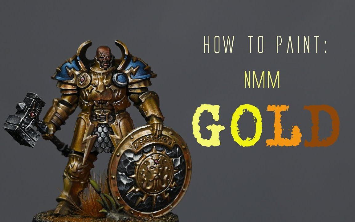 【richard gray】战锤aos三版金人nmm涂装1_哔哩哔哩_bilibili