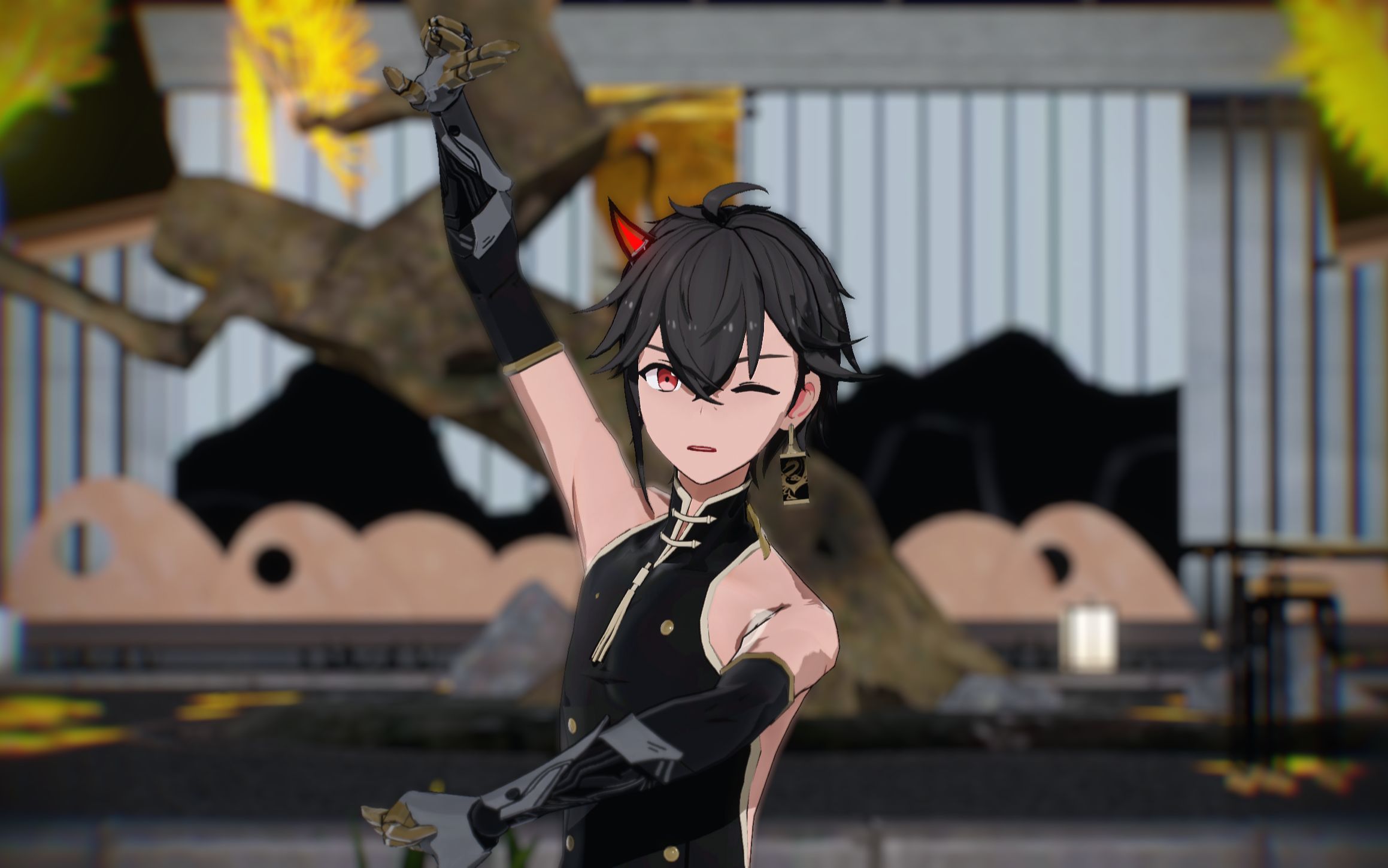 【4k/战双mmd】常羽·游麟—下山