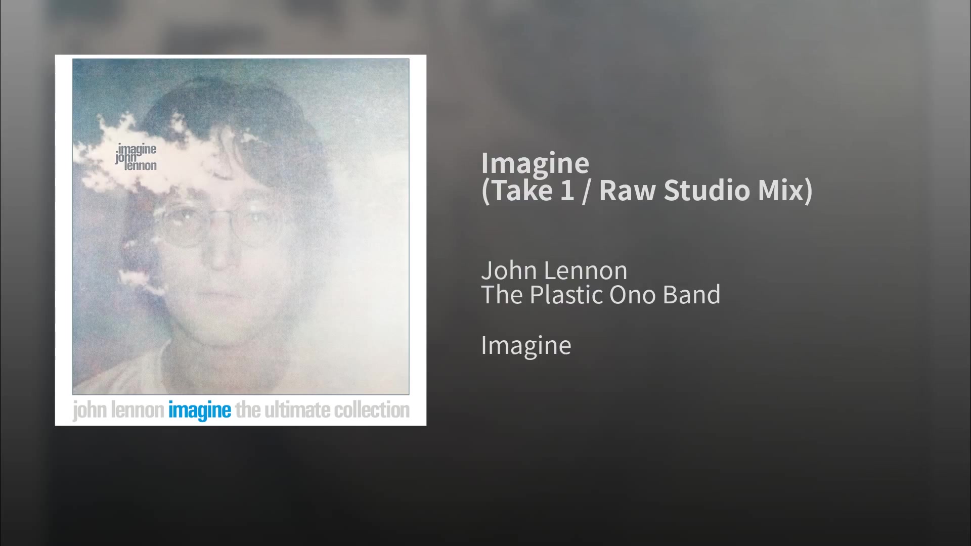 约翰列侬 - 无混响素音版《imagine》合集