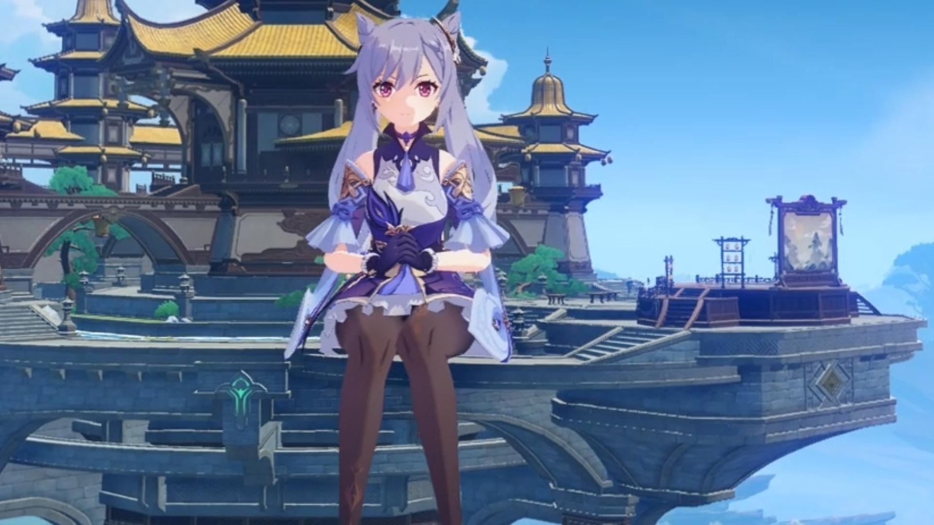 【原神】你是喜欢黑丝巨大化刻晴,还是光腿巨大化刻晴