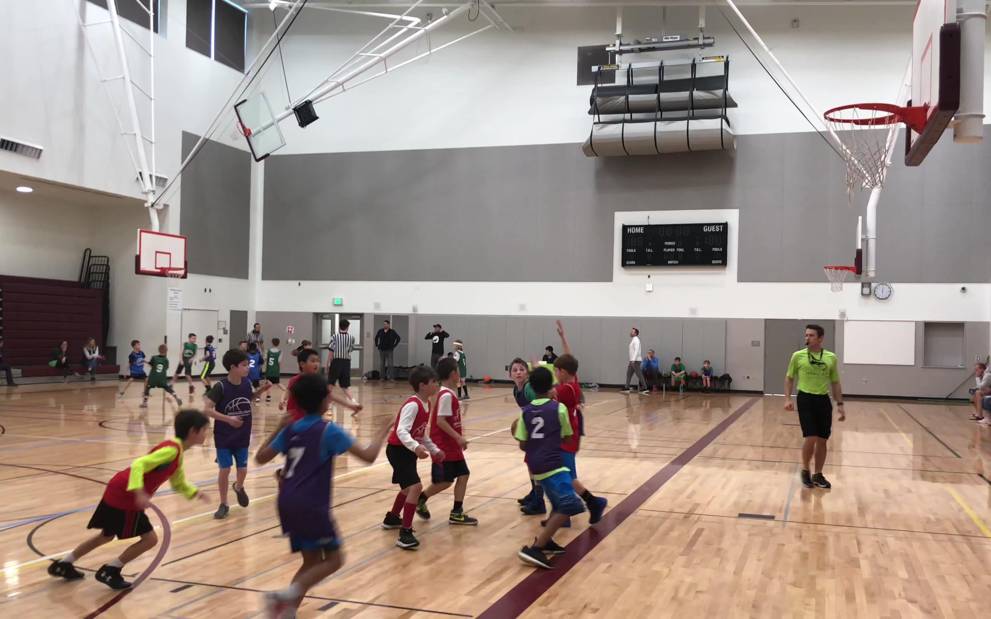 美国小学生篮球校级联赛avid builders do basketball finale_哔哩