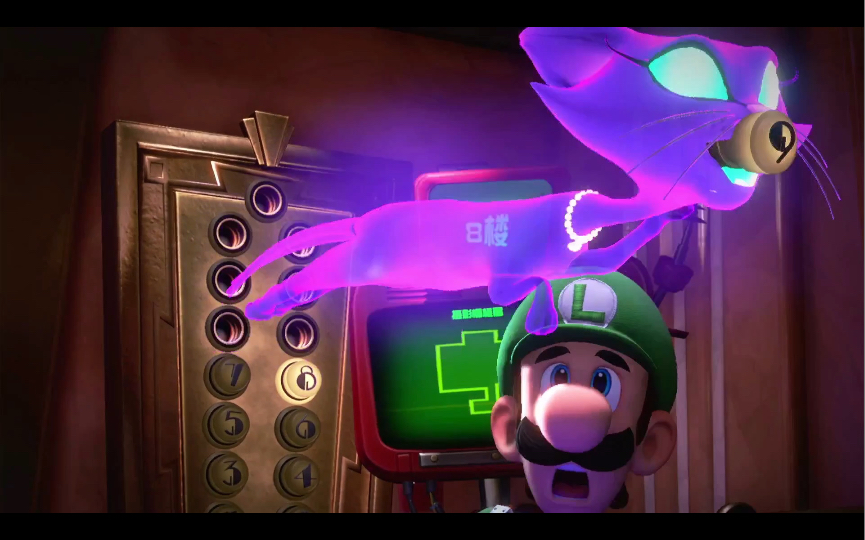 《路易吉鬼屋3》14_追幽灵猫