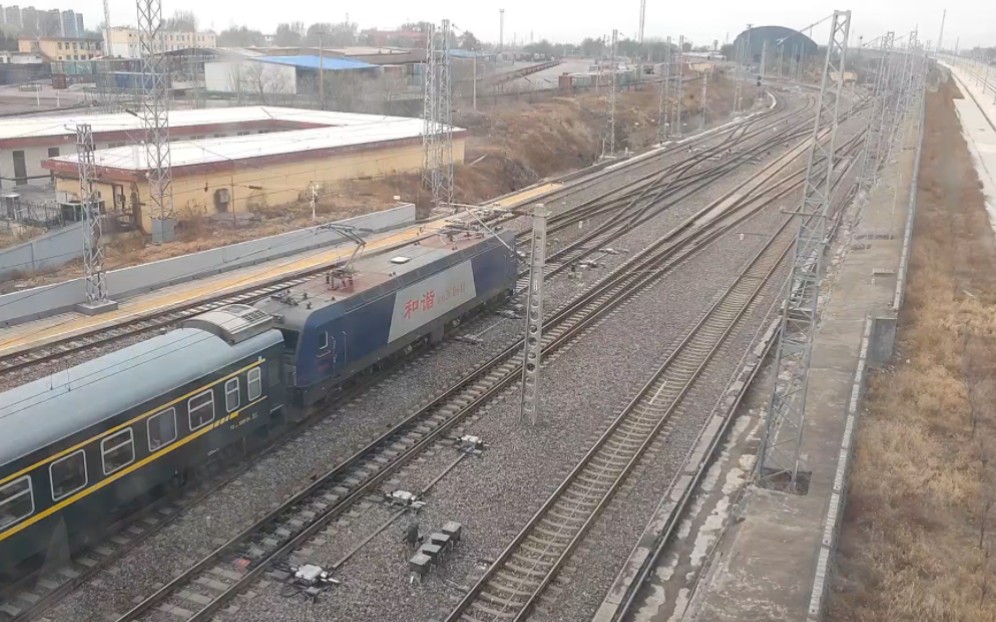 京包线,k395次通过沙城站