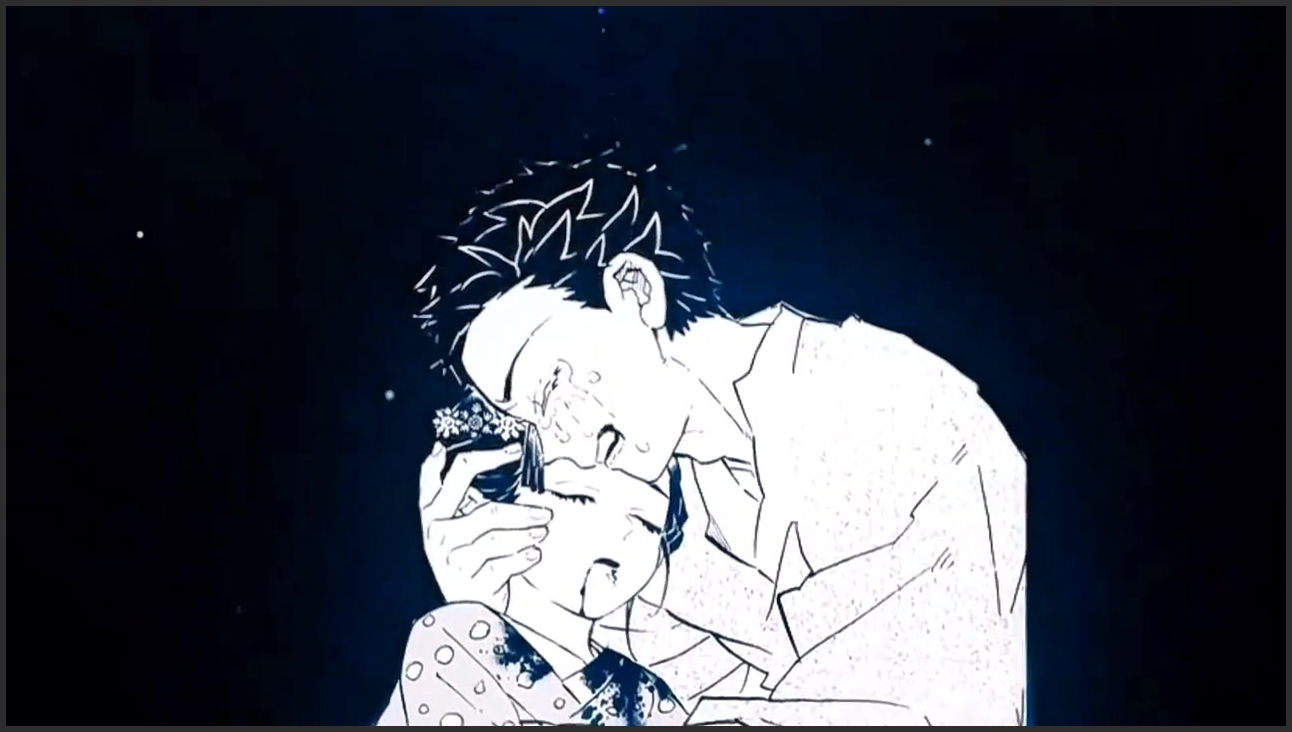 猗窝座术式的雪花图案是他未婚妻恋雪的发簪的样子