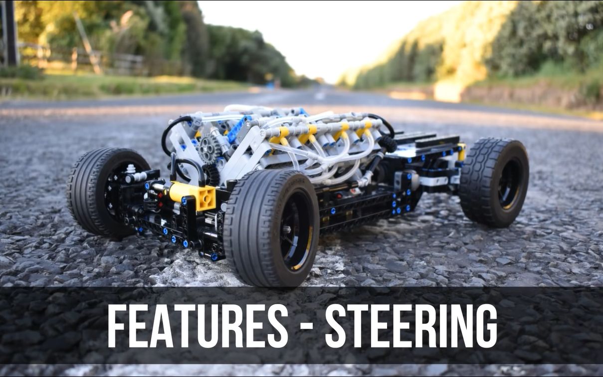 要的就是这炸裂的v8气动发动机乐高科技moclegotechnicpneumatichot