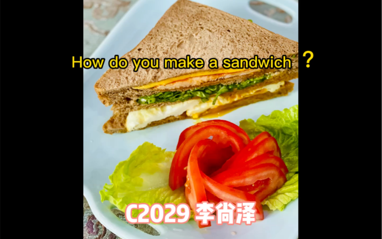 How to make a sandwich ?哔哩哔哩bilibili