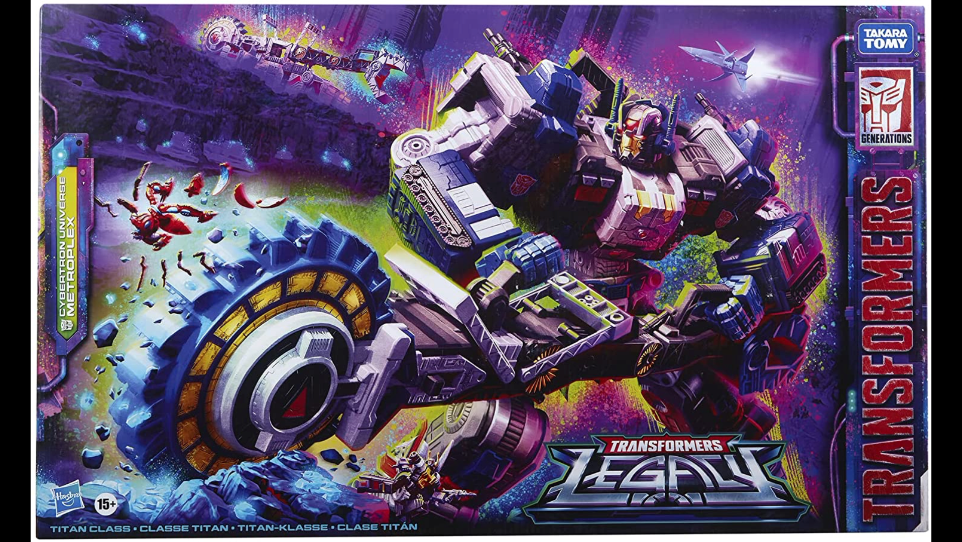 孩之宝变形金刚传世遗产系列泰坦级猛大帅新品玩具图