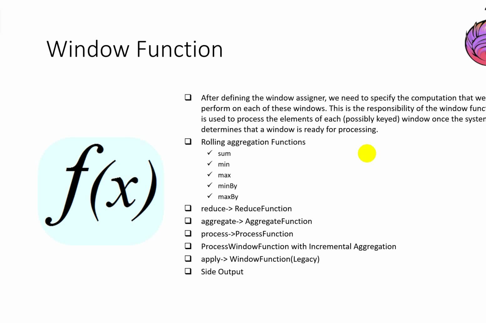 Flink1.17.2实战视频105WindowedStream aggregate operator and AggregateFunction详解哔哩哔哩bilibili