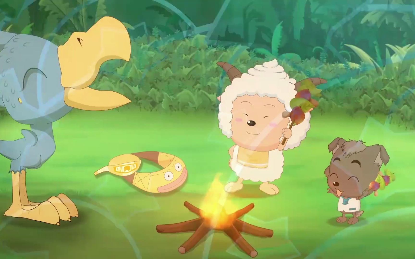 小灰灰认懒羊羊大哥