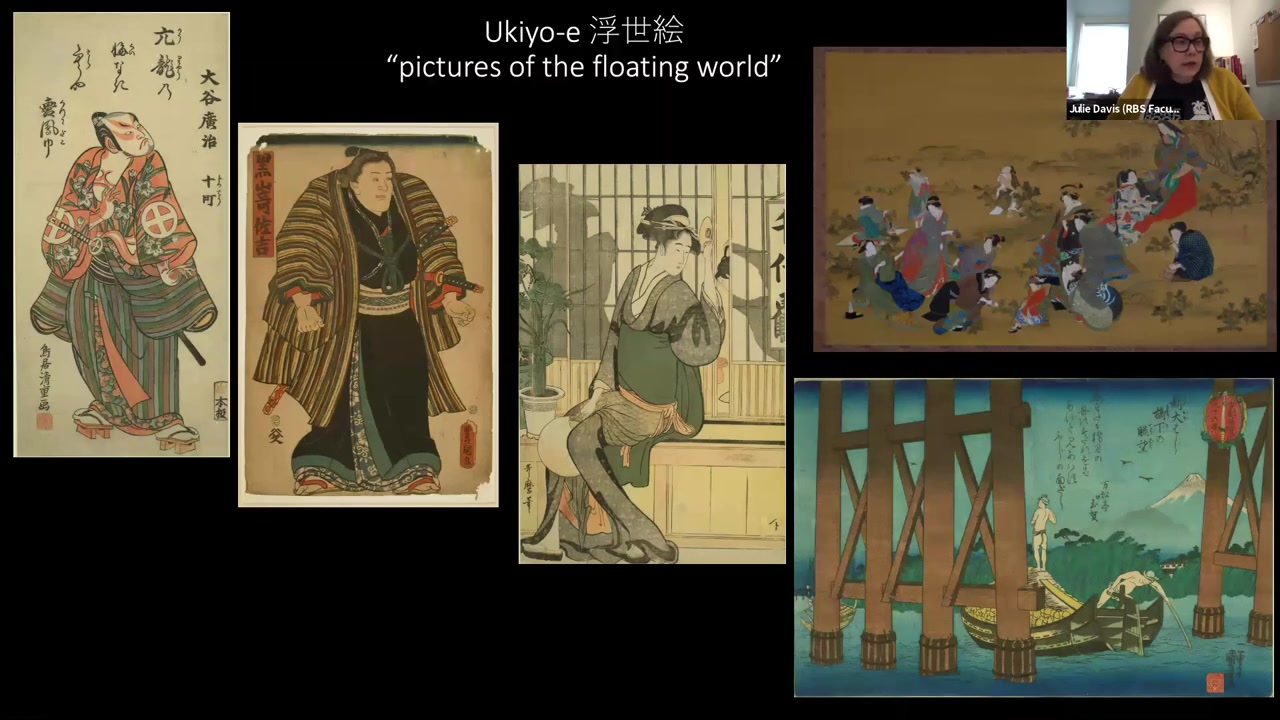 [图]【艺术史】Julie Davis教授：文化历史背景中的“浮世绘”Picturing the Floating World: Ukiyo-e in Context