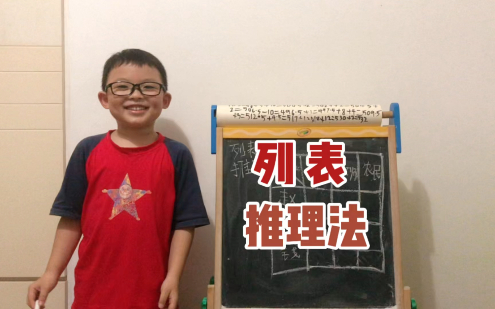 [图]小学数学之列表推理法