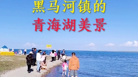 黑马河镇的青海湖美景