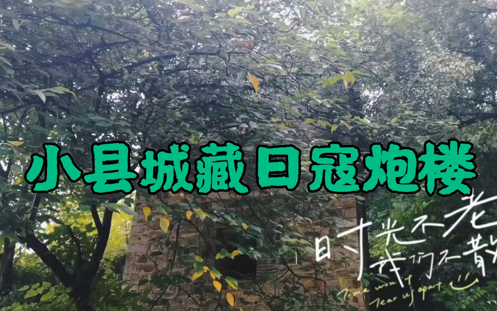 确山县城南山脚发现一座抗战时期日寇修建的炮楼,朋友见过吗哔哩哔哩bilibili