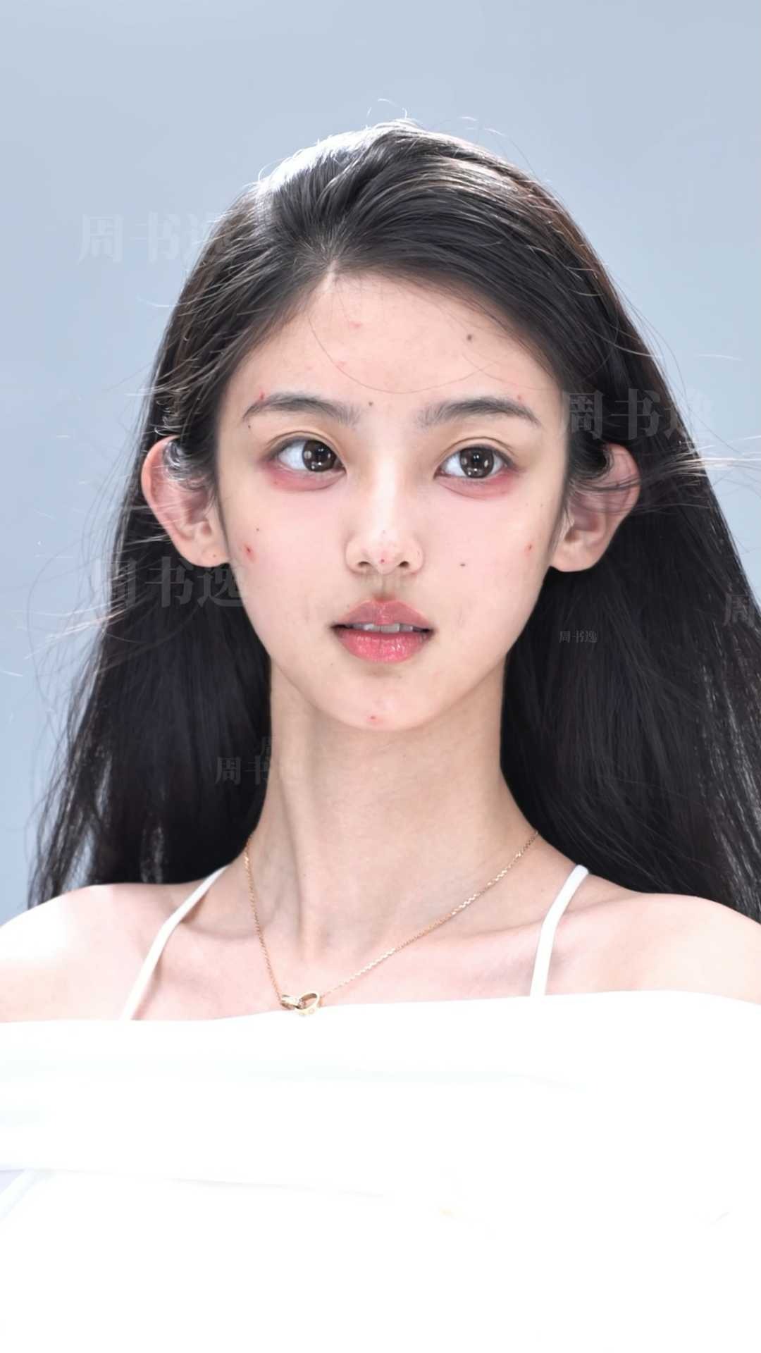 微调后秒变美女~
