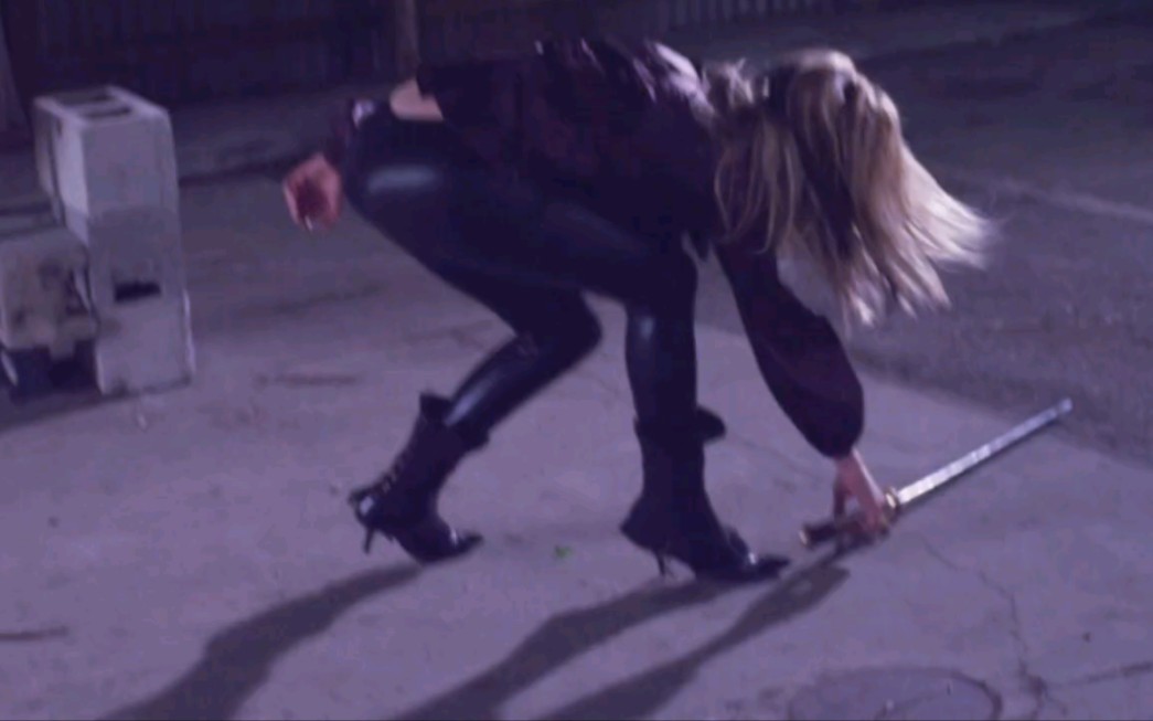 女杀手反派皮裤