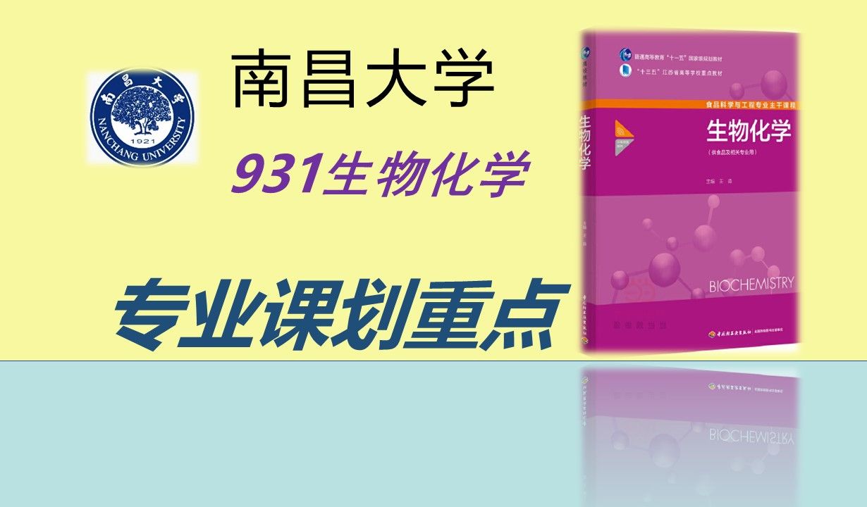 南昌大学食品931生物化学重点讲解25考研用(王淼版课本)哔哩哔哩bilibili