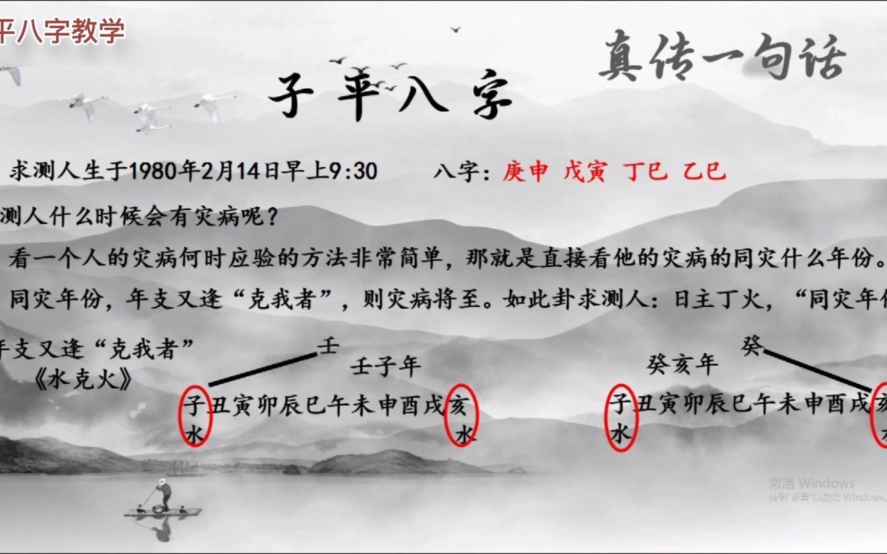 国学传承,「子平八字」第24集,第二期之案例八字断命理2哔哩哔哩bilibili