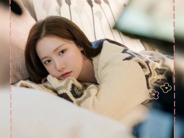 林允儿的慵懒风