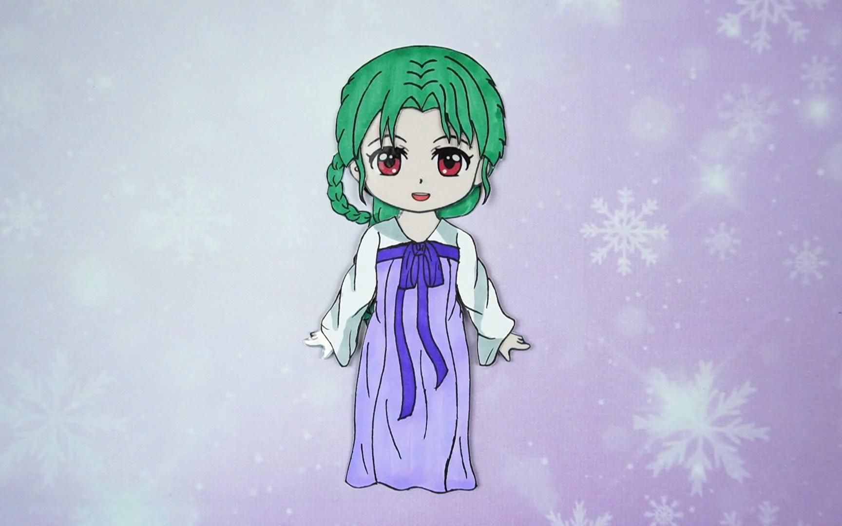 狐妖小红娘纸娃娃翠玉鸣鸾